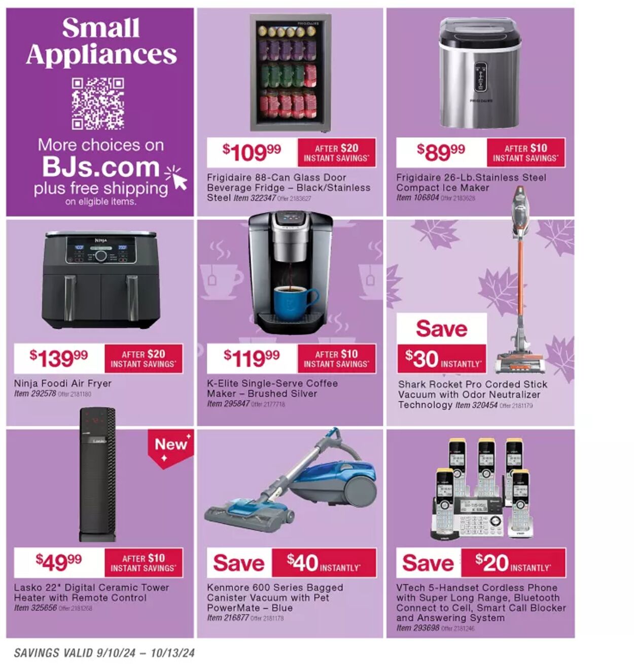 Weekly ad BJ's 09/10/2024 - 09/23/2024