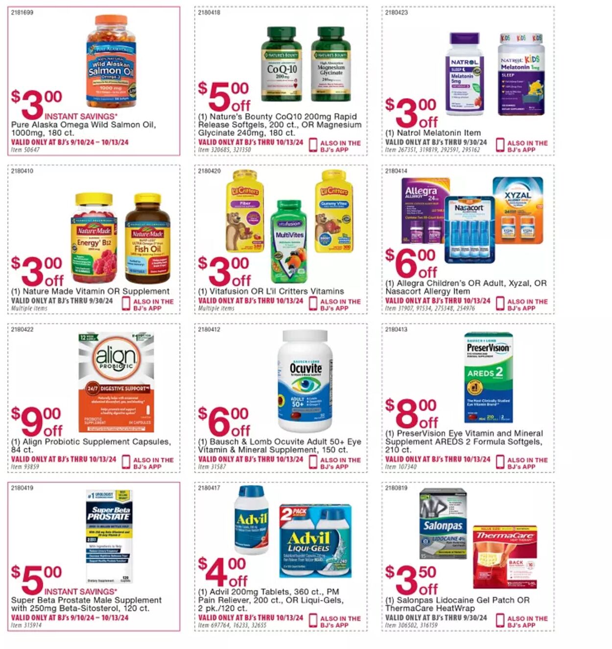 Weekly ad BJ's 09/10/2024 - 09/23/2024