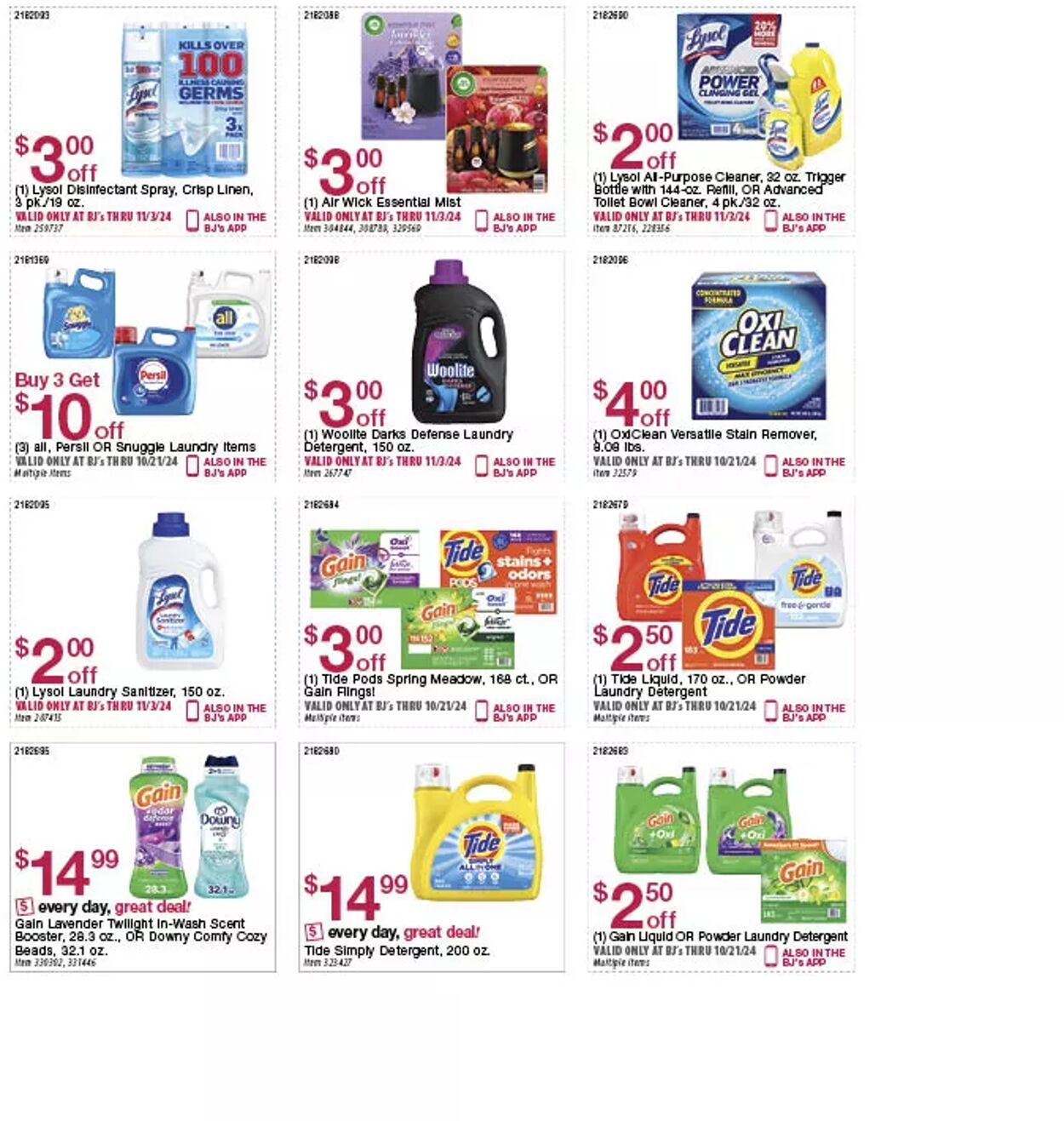 Weekly ad BJ's 10/02/2024 - 11/03/2024