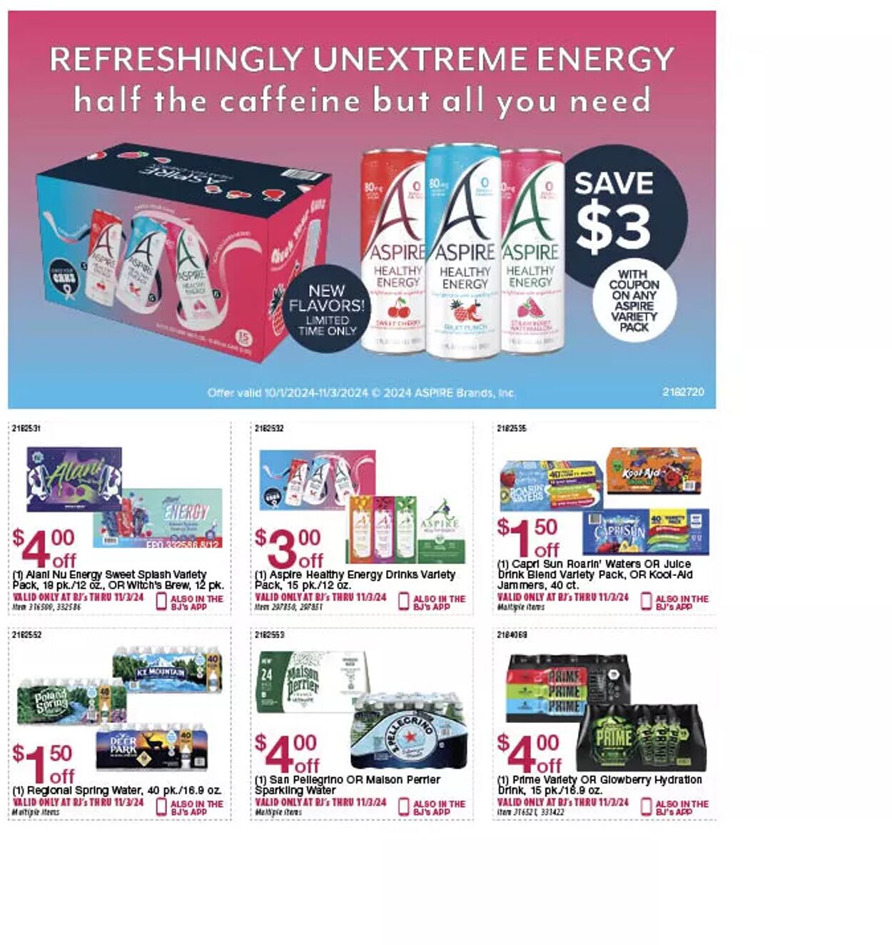 Weekly ad BJ's 10/02/2024 - 11/03/2024