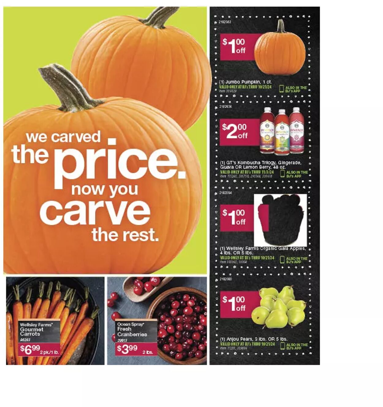 Weekly ad BJ's 10/02/2024 - 11/03/2024