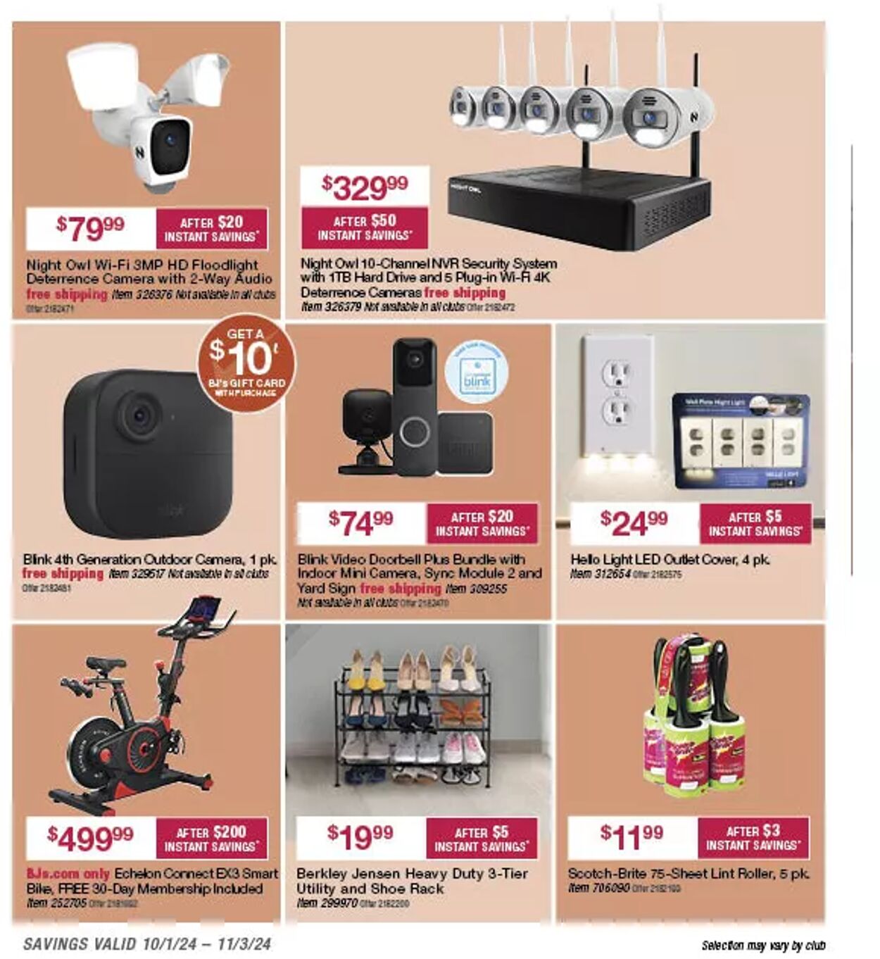 Weekly ad BJ's 10/02/2024 - 11/03/2024