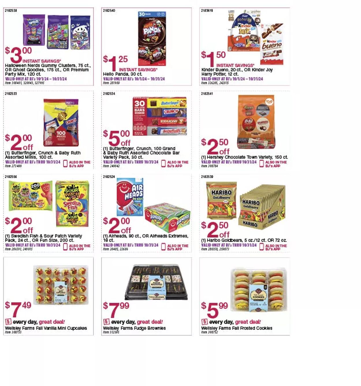 Weekly ad BJ's 10/02/2024 - 11/03/2024