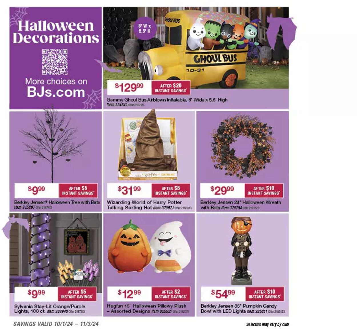 Weekly ad BJ's 10/02/2024 - 11/03/2024