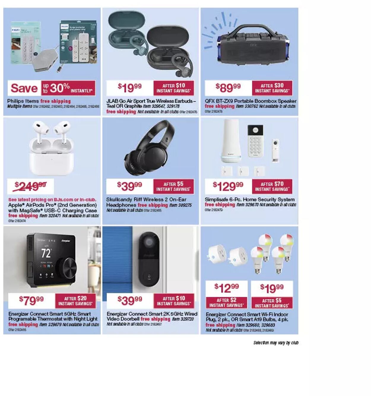 Weekly ad BJ's 10/02/2024 - 11/03/2024