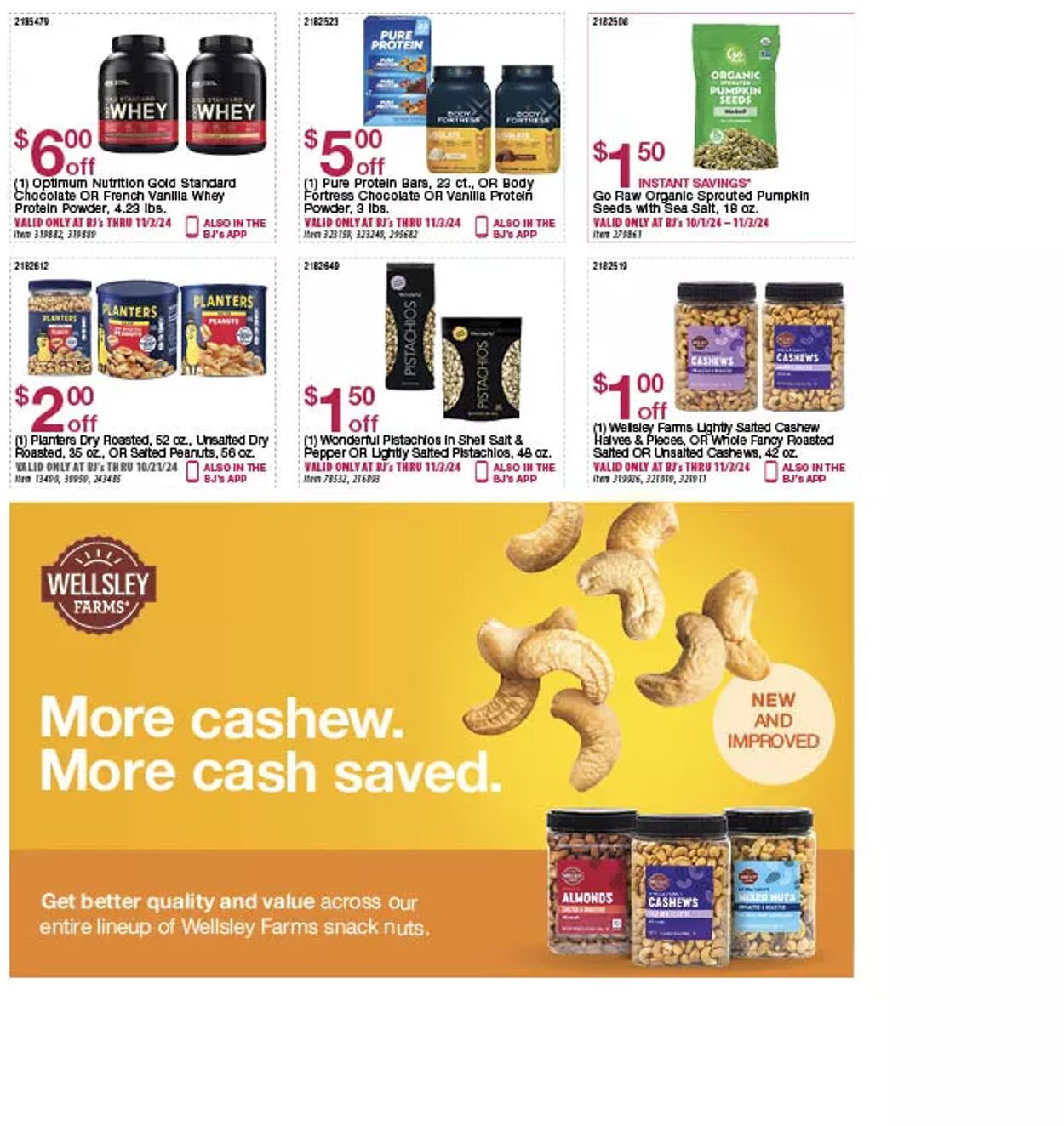 Weekly ad BJ's 10/02/2024 - 11/03/2024