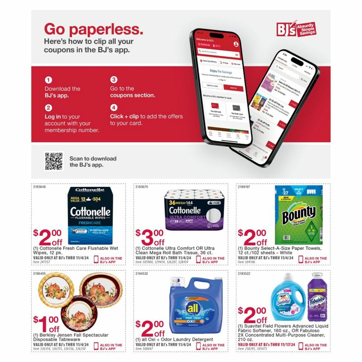 Weekly ad BJ's 10/15/2024 - 11/17/2024