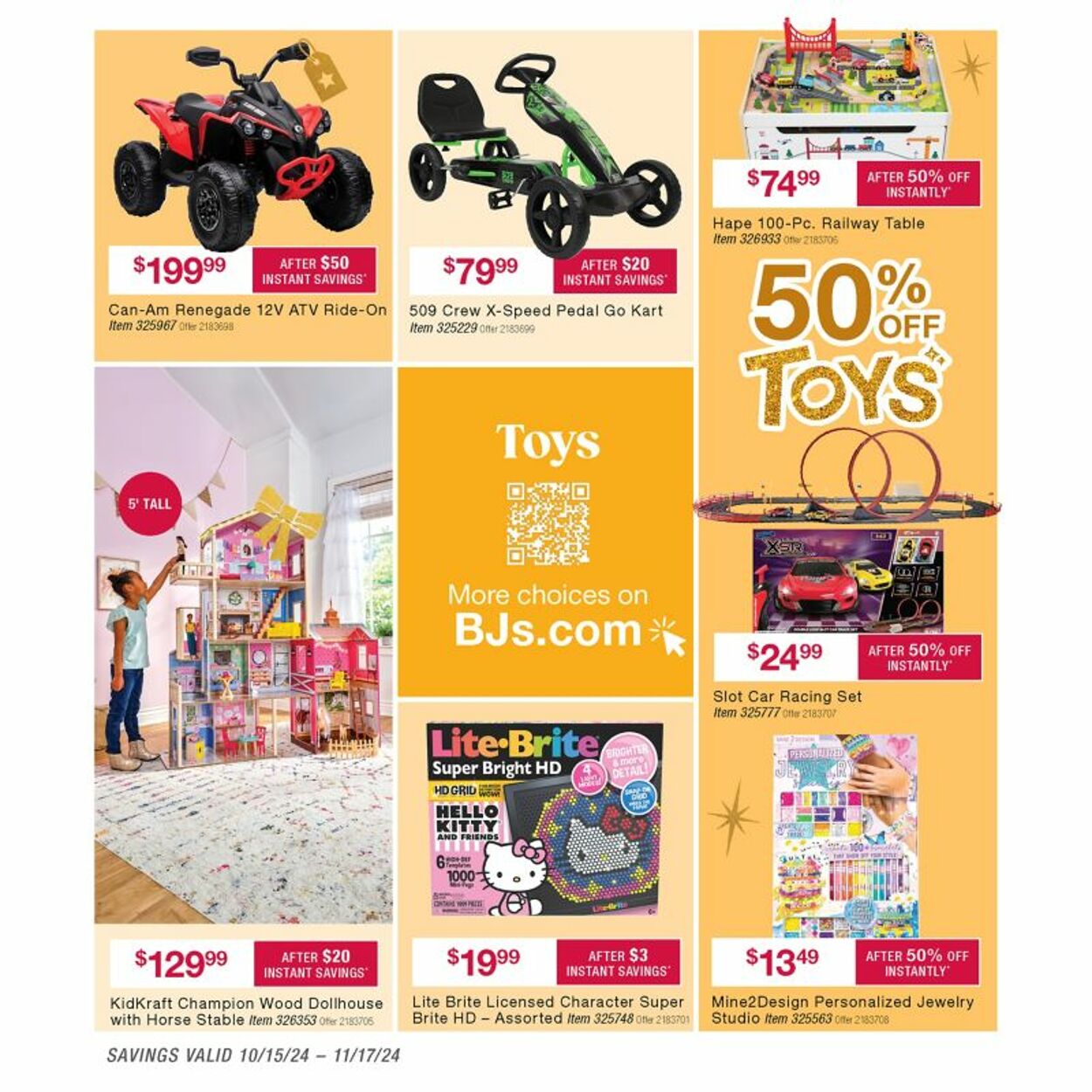 Weekly ad BJ's 10/15/2024 - 11/17/2024