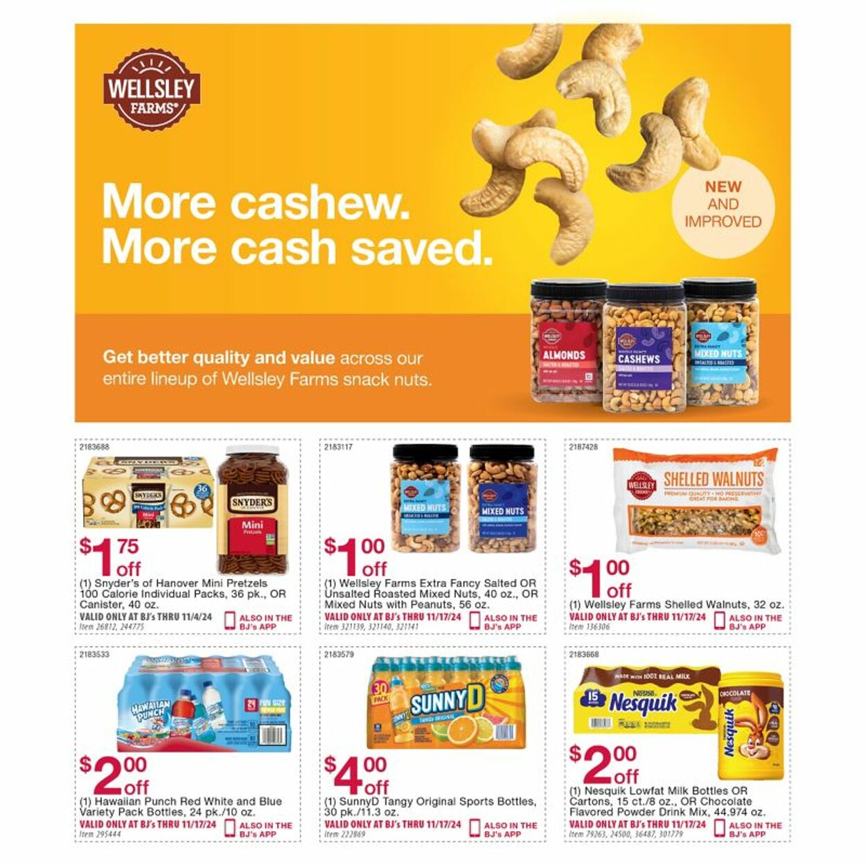 Weekly ad BJ's 10/15/2024 - 11/17/2024