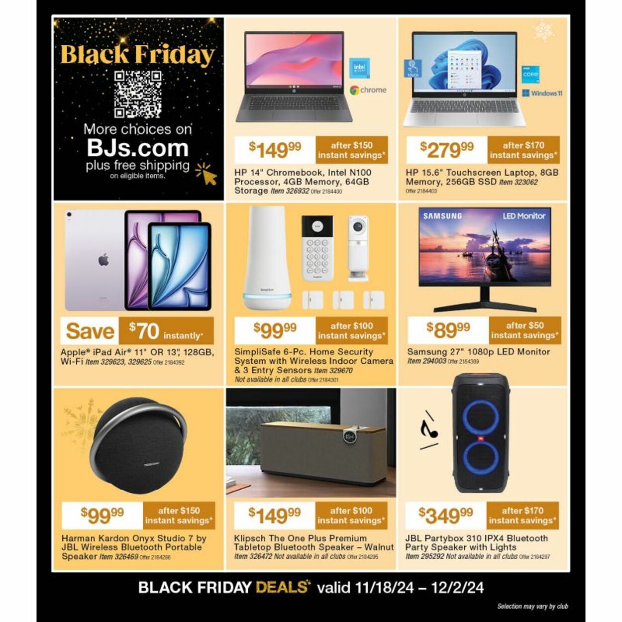 Weekly ad BJ's 11/14/2024 - 12/14/2024