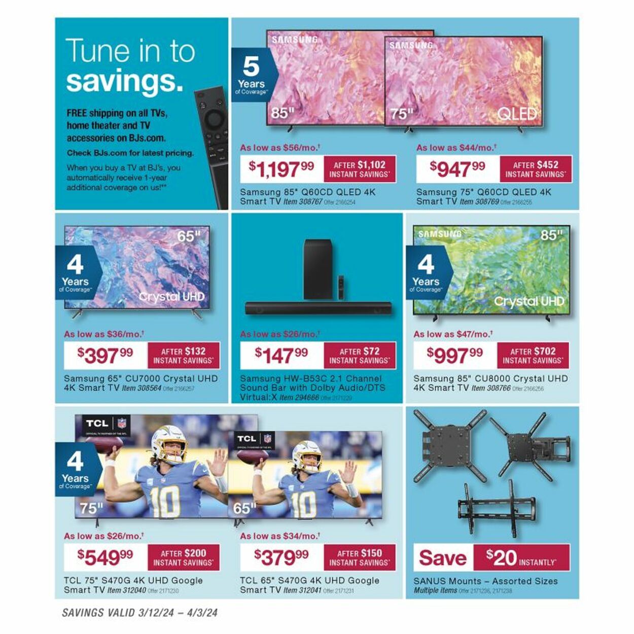 Weekly ad BJ's 03/13/2024 - 03/31/2024