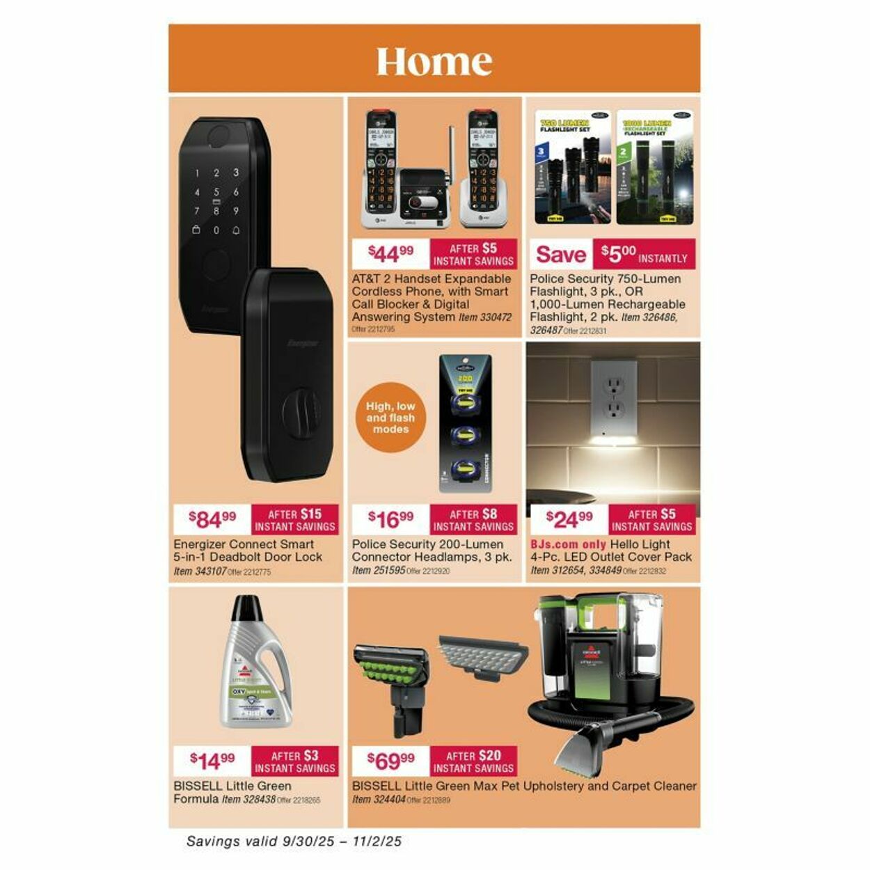 Weekly ad BJ's 10/02/2025 - 10/16/2025