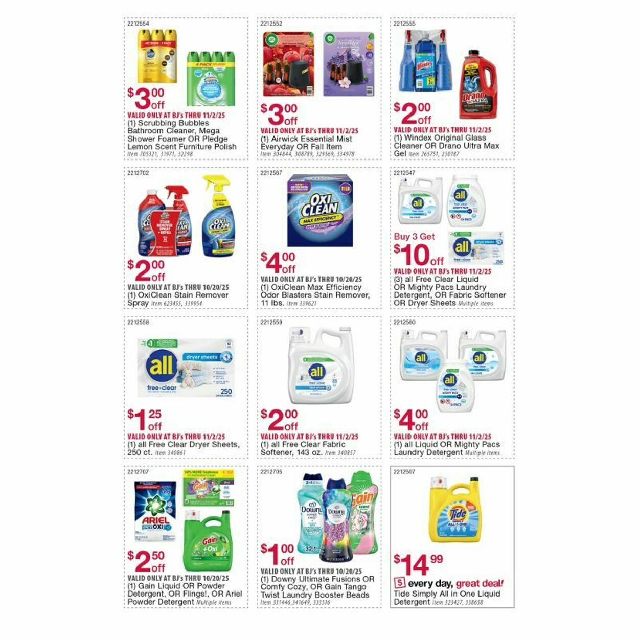 Weekly ad BJ's 10/02/2025 - 10/16/2025