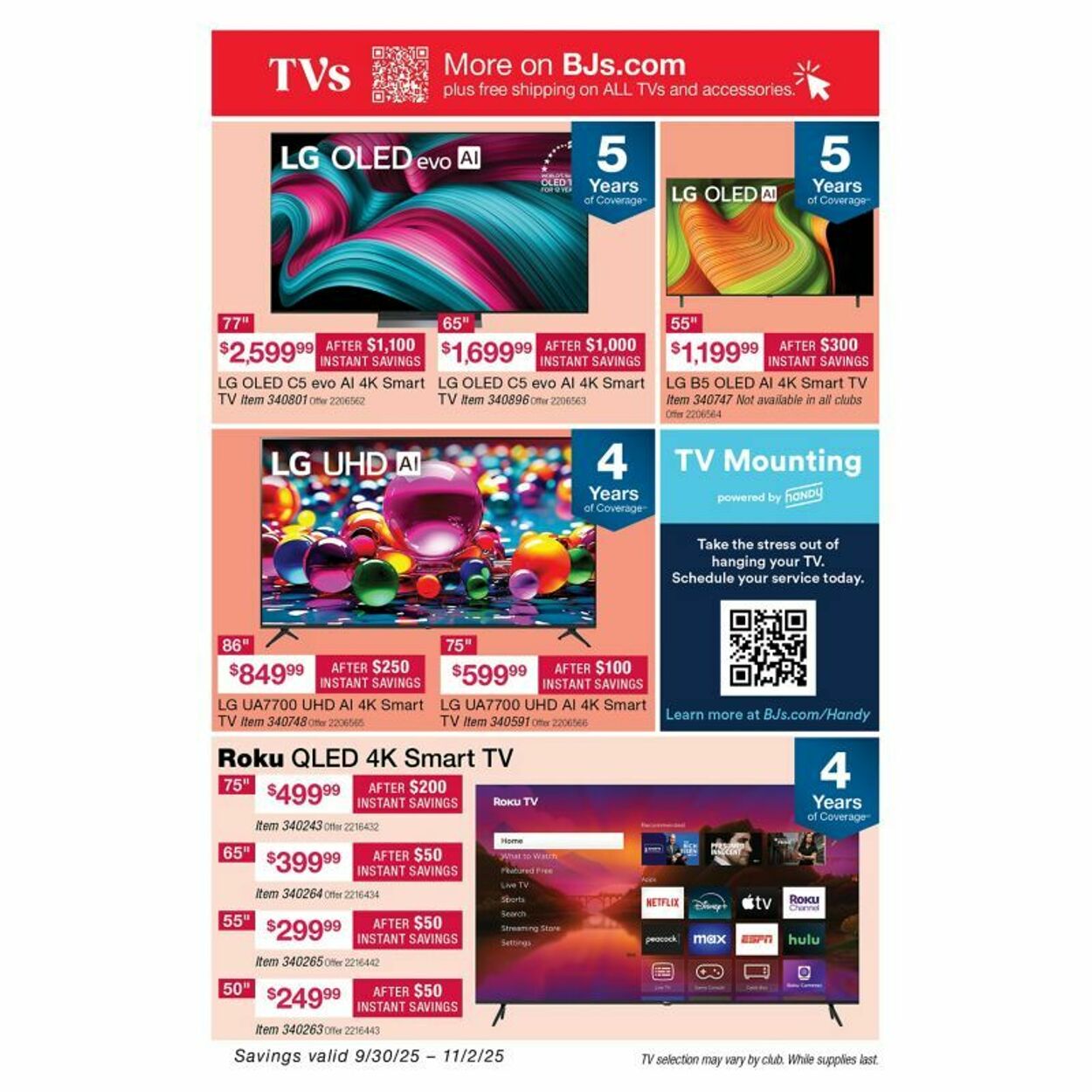 Weekly ad BJ's 10/02/2025 - 10/16/2025