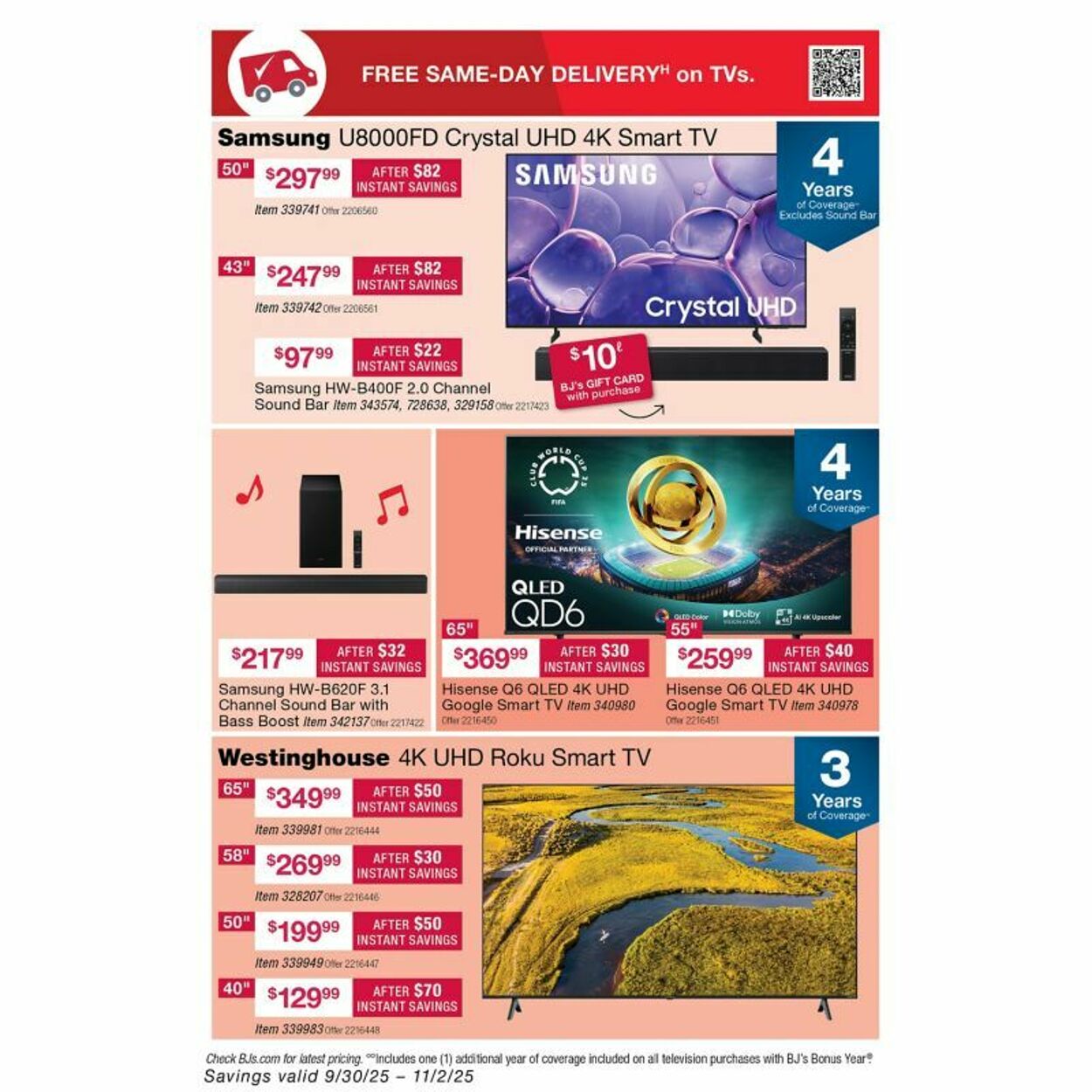 Weekly ad BJ's 10/02/2025 - 10/16/2025