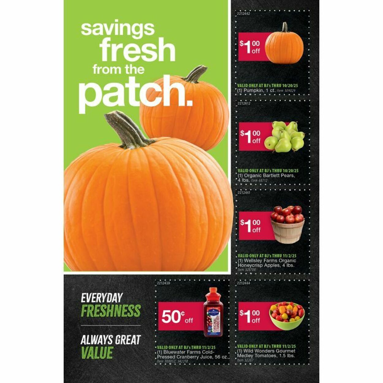 Weekly ad BJ's 10/02/2025 - 10/16/2025