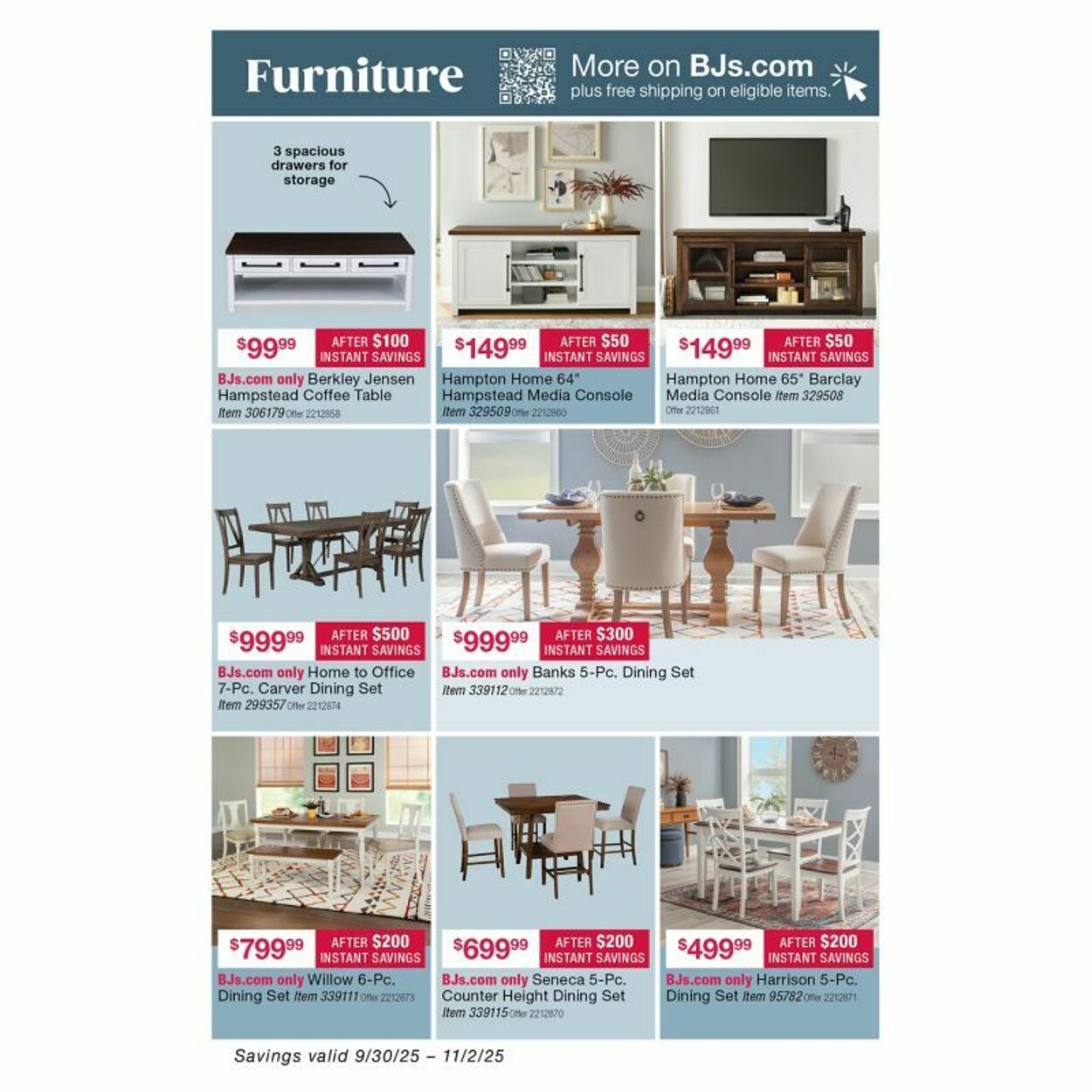 Weekly ad BJ's 10/02/2025 - 10/16/2025
