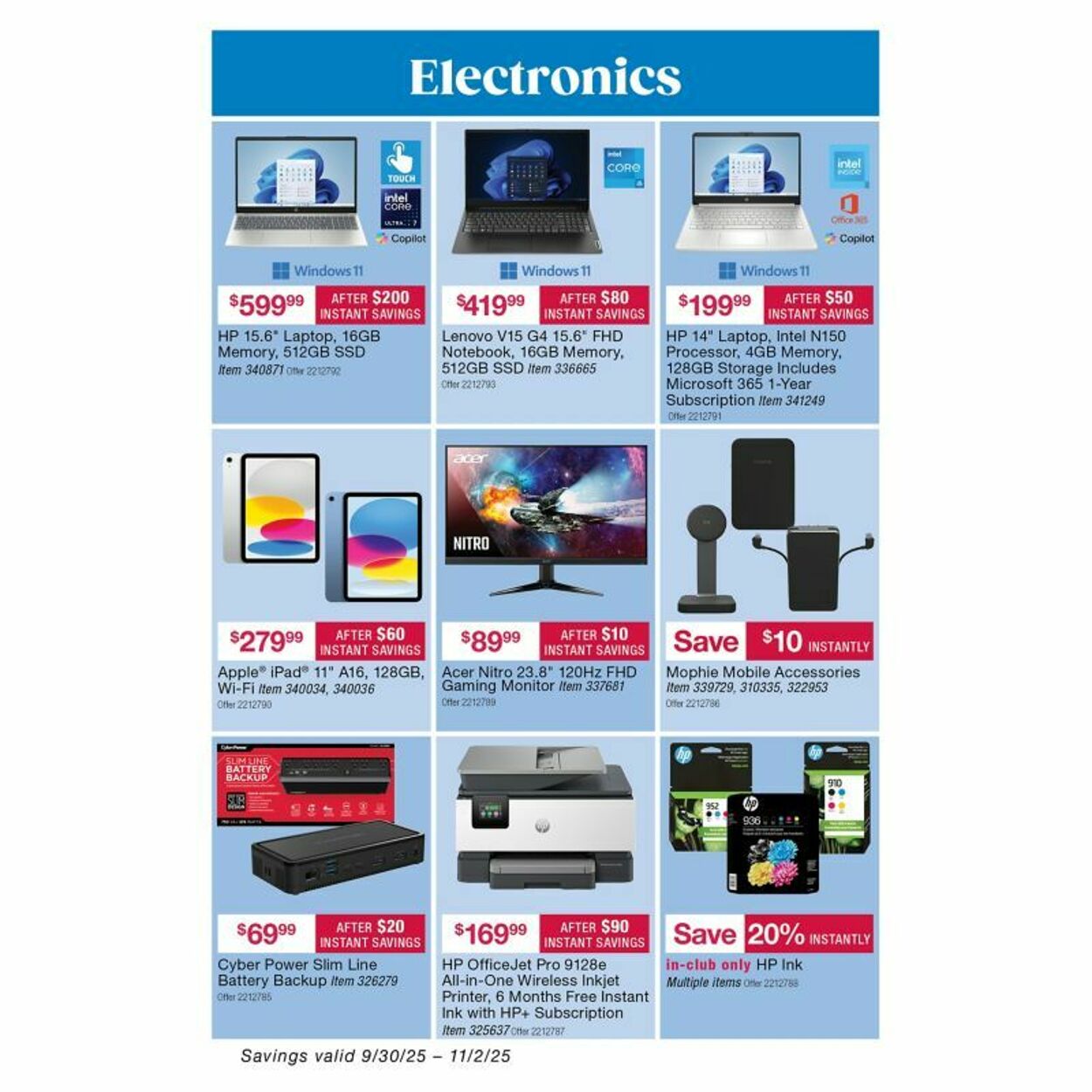 Weekly ad BJ's 10/02/2025 - 10/16/2025