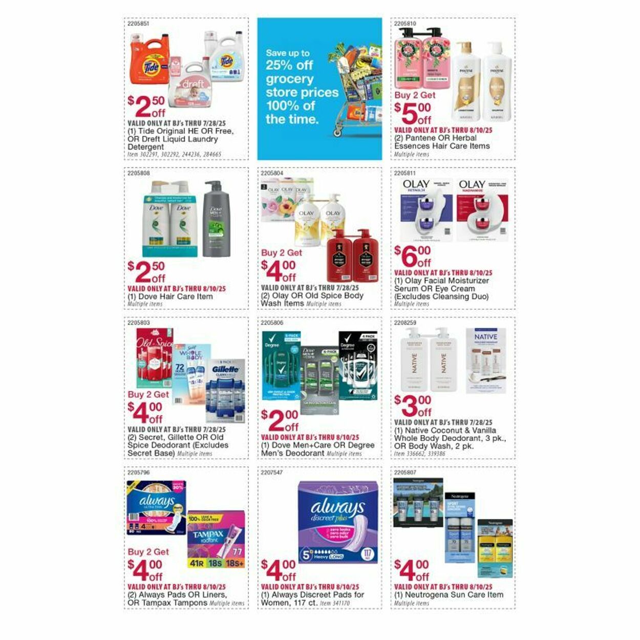 Weekly ad BJ's 07/28/2025 - 08/04/2025