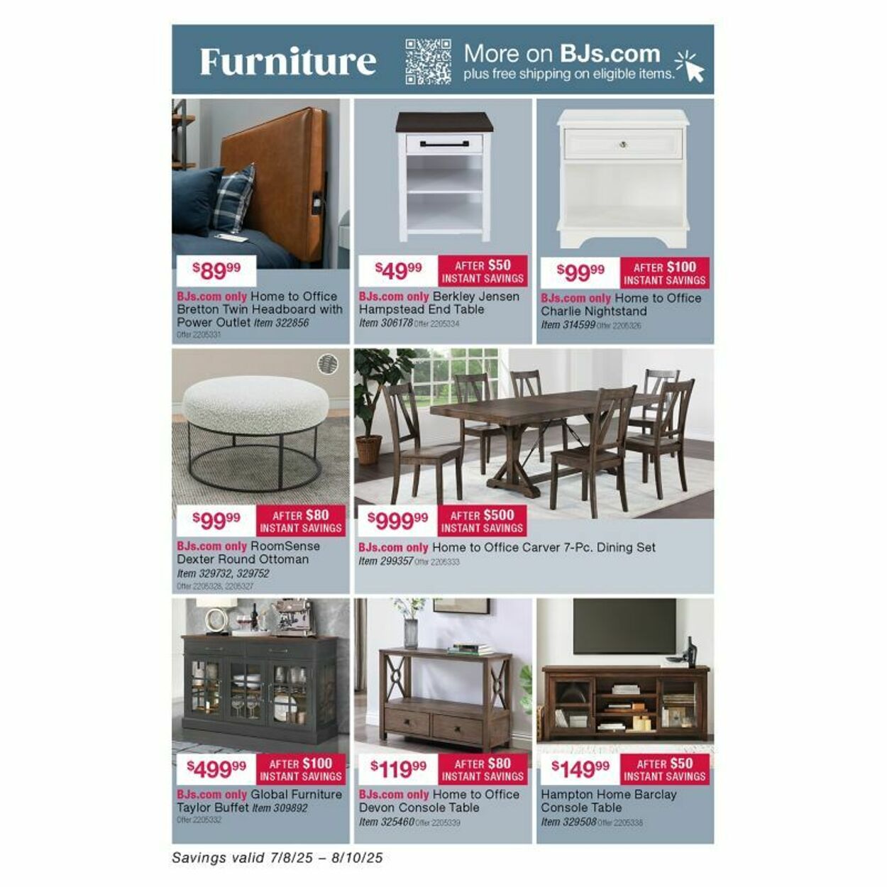 Weekly ad BJ's 07/28/2025 - 08/04/2025