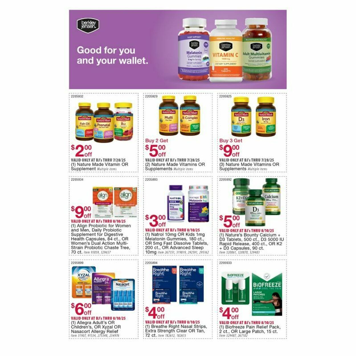 Weekly ad BJ's 07/28/2025 - 08/04/2025