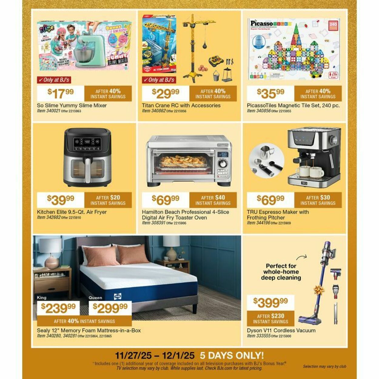 Weekly ad BJ's 11/20/2025 - 12/04/2025