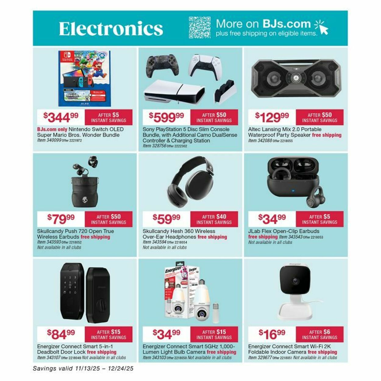 Weekly ad BJ's 11/20/2025 - 12/04/2025