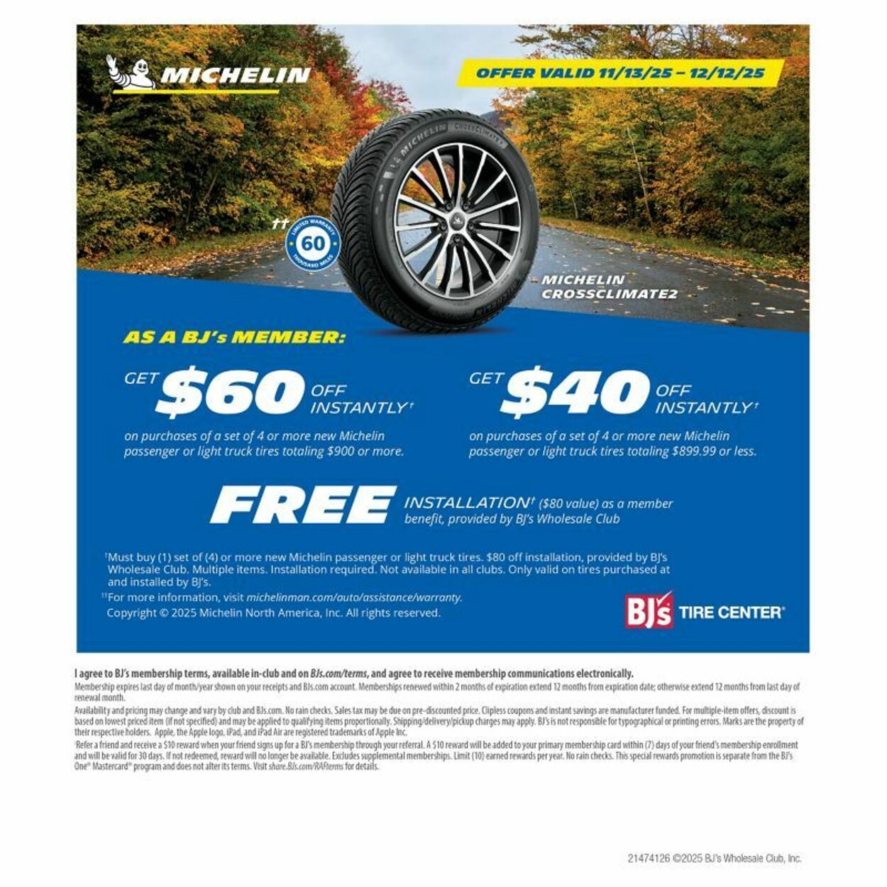 Weekly ad BJ's 11/20/2025 - 12/04/2025
