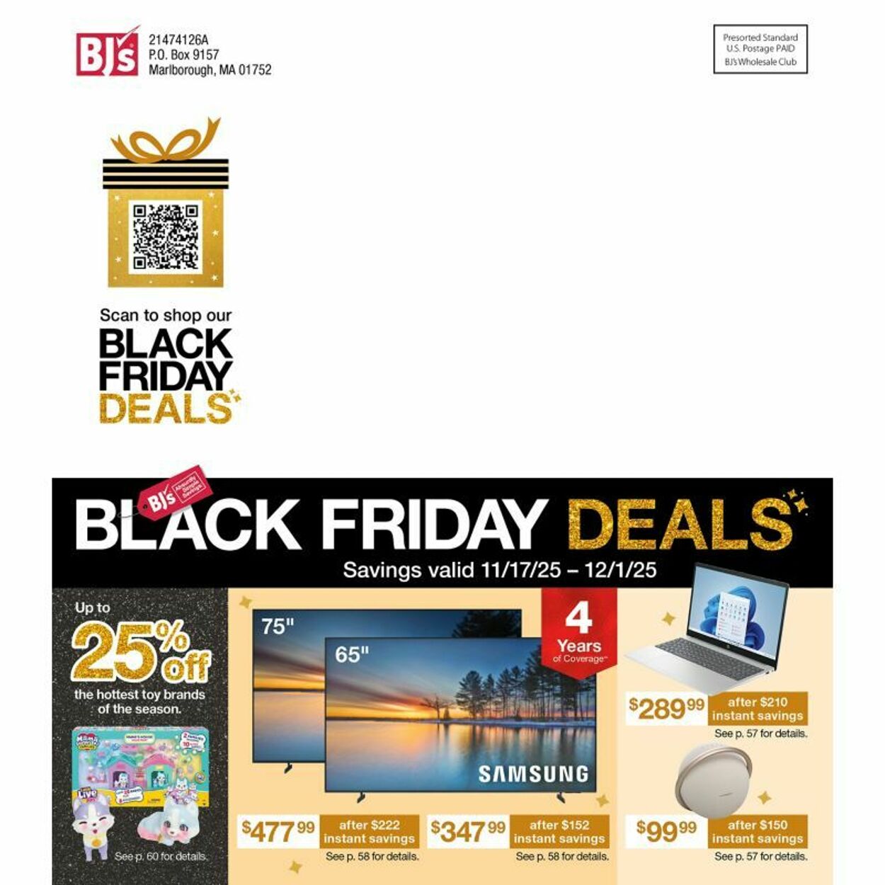 Weekly ad BJ's 11/20/2025 - 12/04/2025