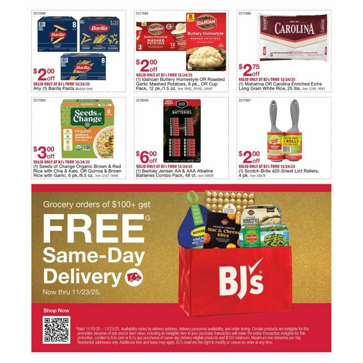 Weekly ad BJ's 11/20/2025 - 12/04/2025