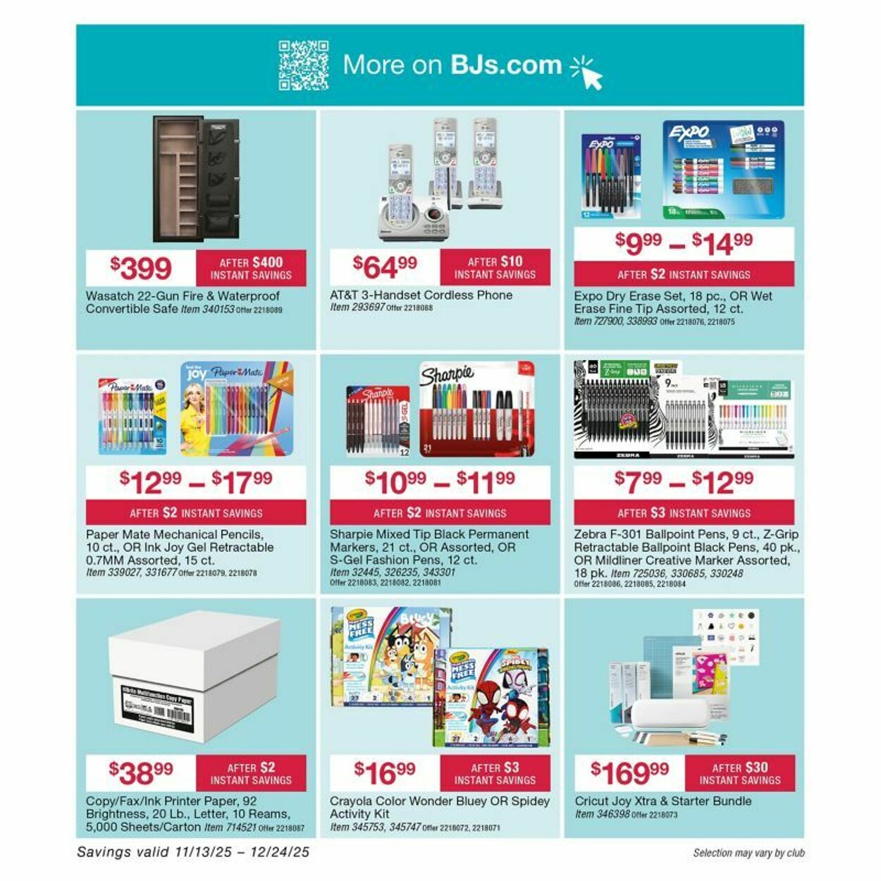 Weekly ad BJ's 11/20/2025 - 12/04/2025
