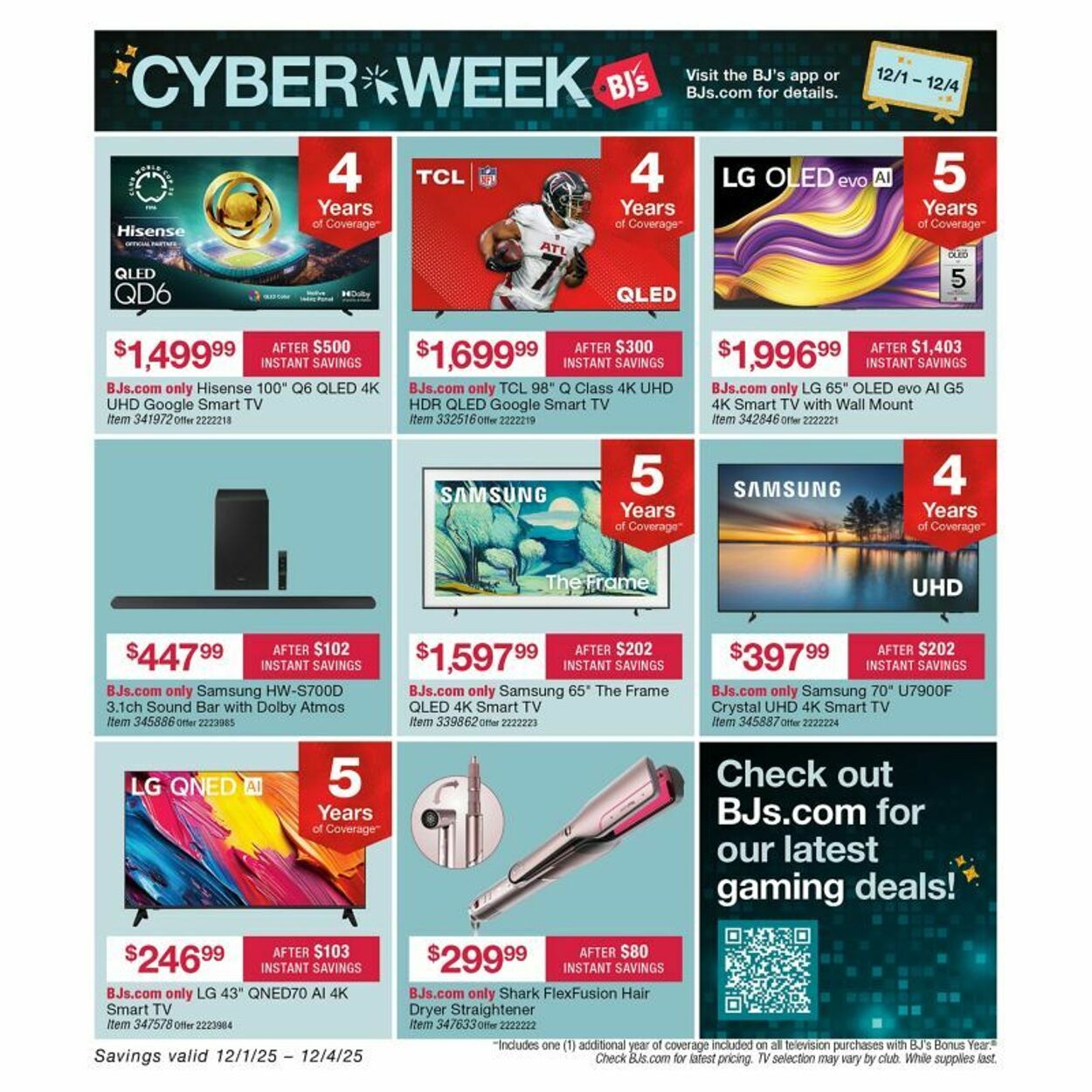 Weekly ad BJ's 11/20/2025 - 12/04/2025