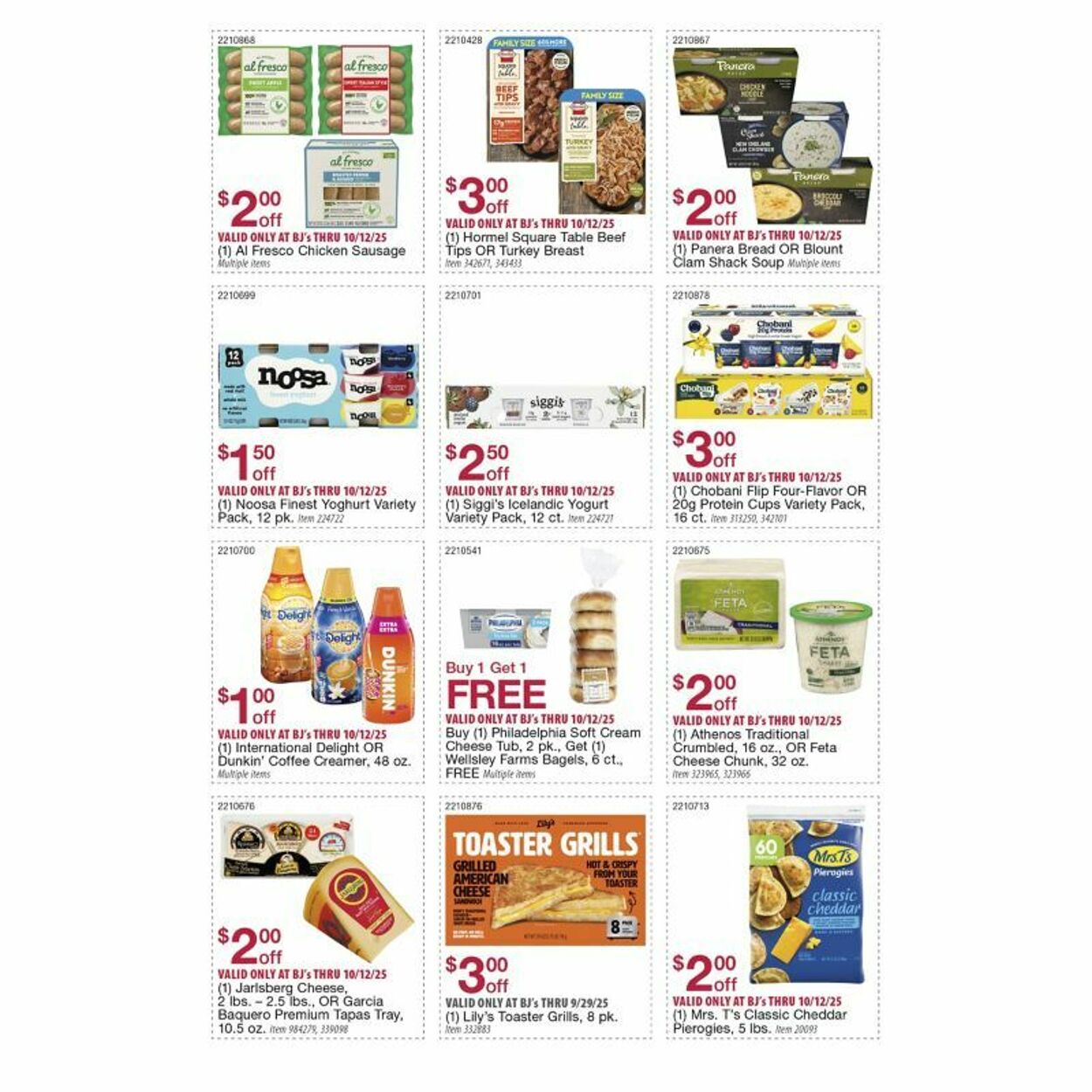 Weekly ad BJ's 09/22/2025 - 10/06/2025