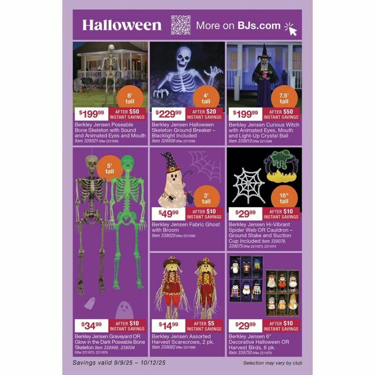 Weekly ad BJ's 09/22/2025 - 10/06/2025