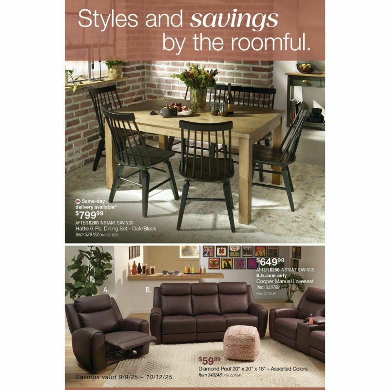 Weekly ad BJ's 09/22/2025 - 10/06/2025