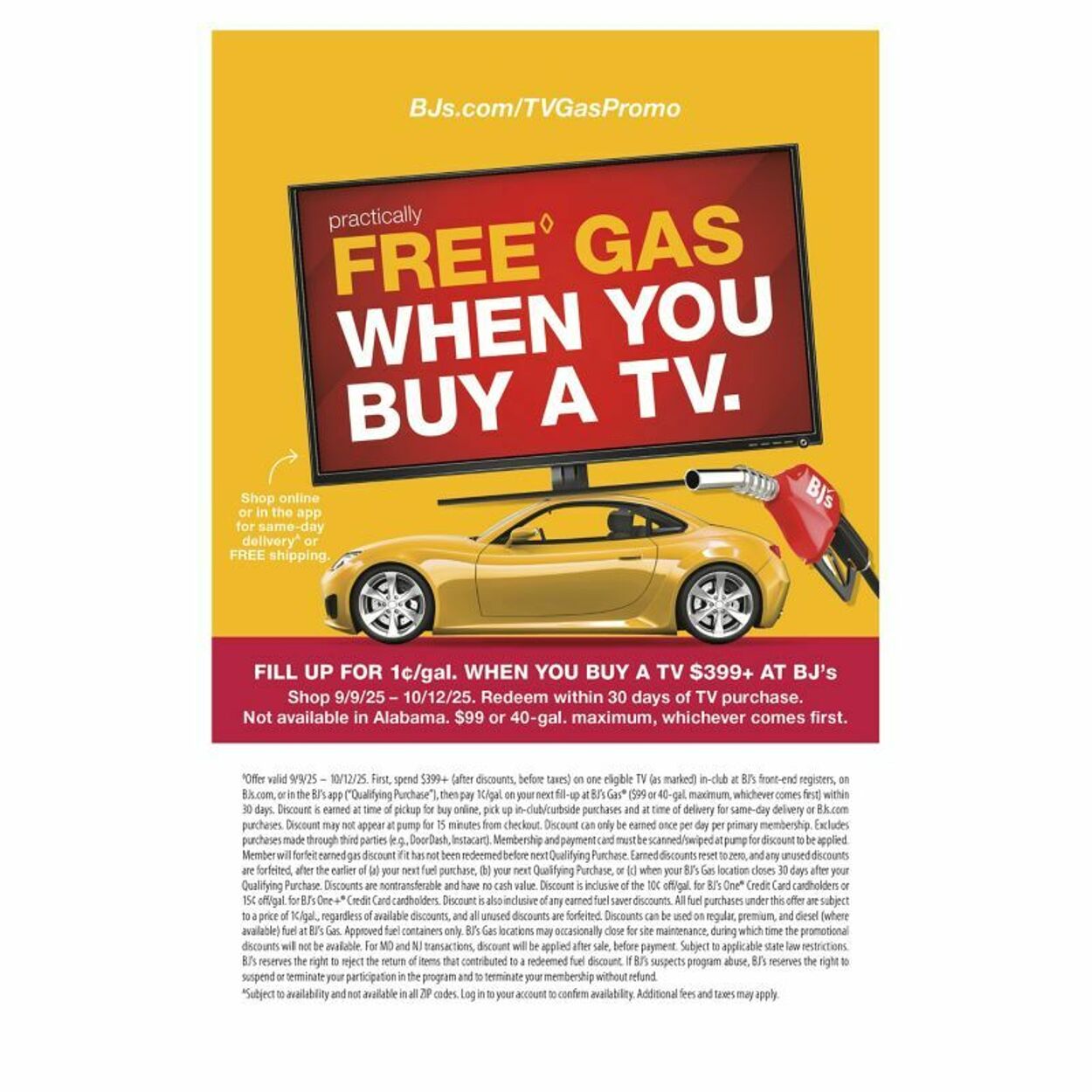 Weekly ad BJ's 09/22/2025 - 10/06/2025