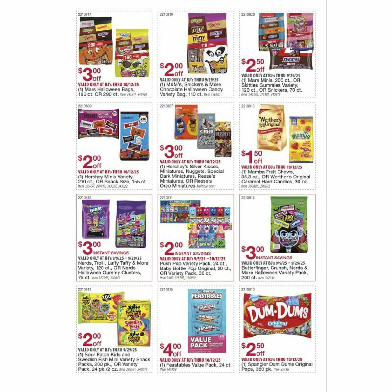 Weekly ad BJ's 09/22/2025 - 10/06/2025