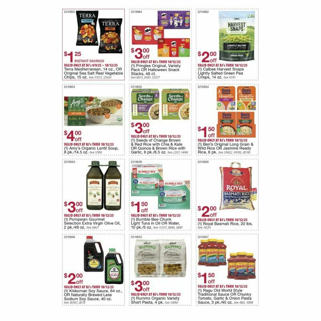 Weekly ad BJ's 09/22/2025 - 10/06/2025