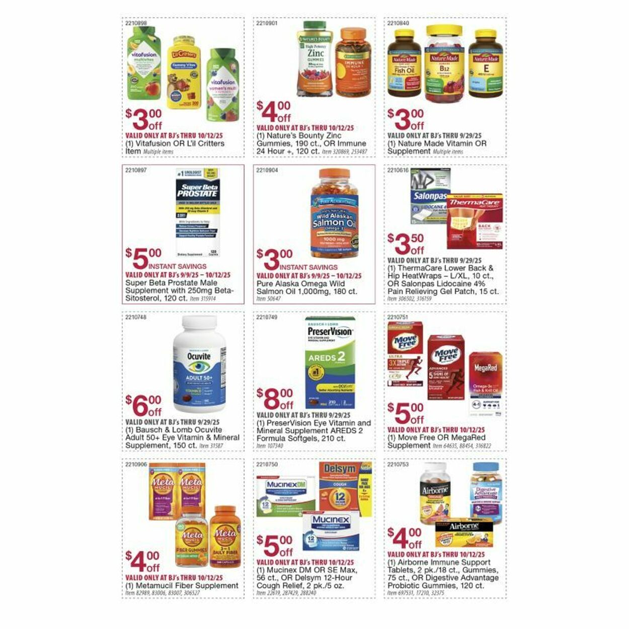 Weekly ad BJ's 09/22/2025 - 10/06/2025