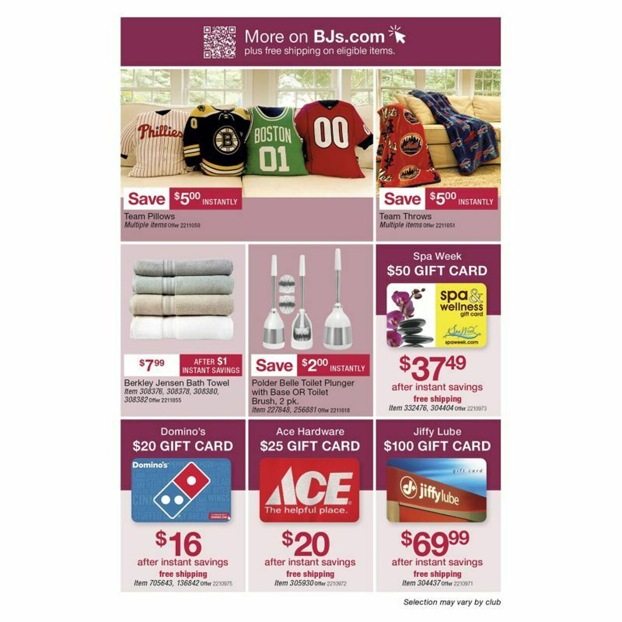 Weekly ad BJ's 09/22/2025 - 10/06/2025