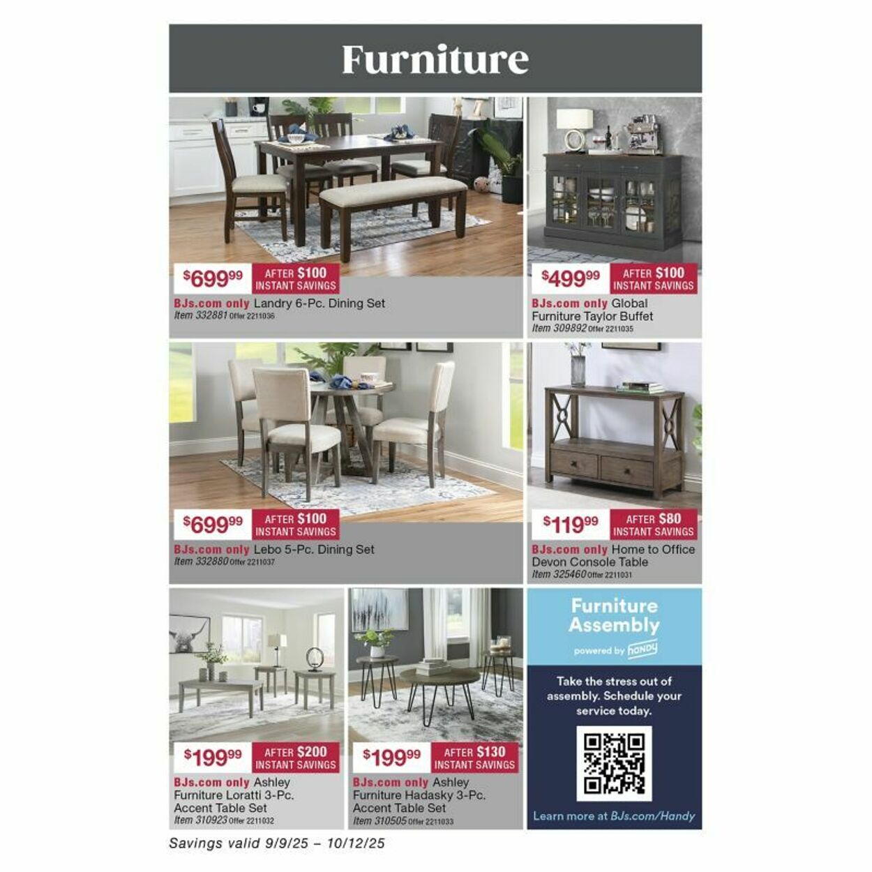 Weekly ad BJ's 09/22/2025 - 10/06/2025
