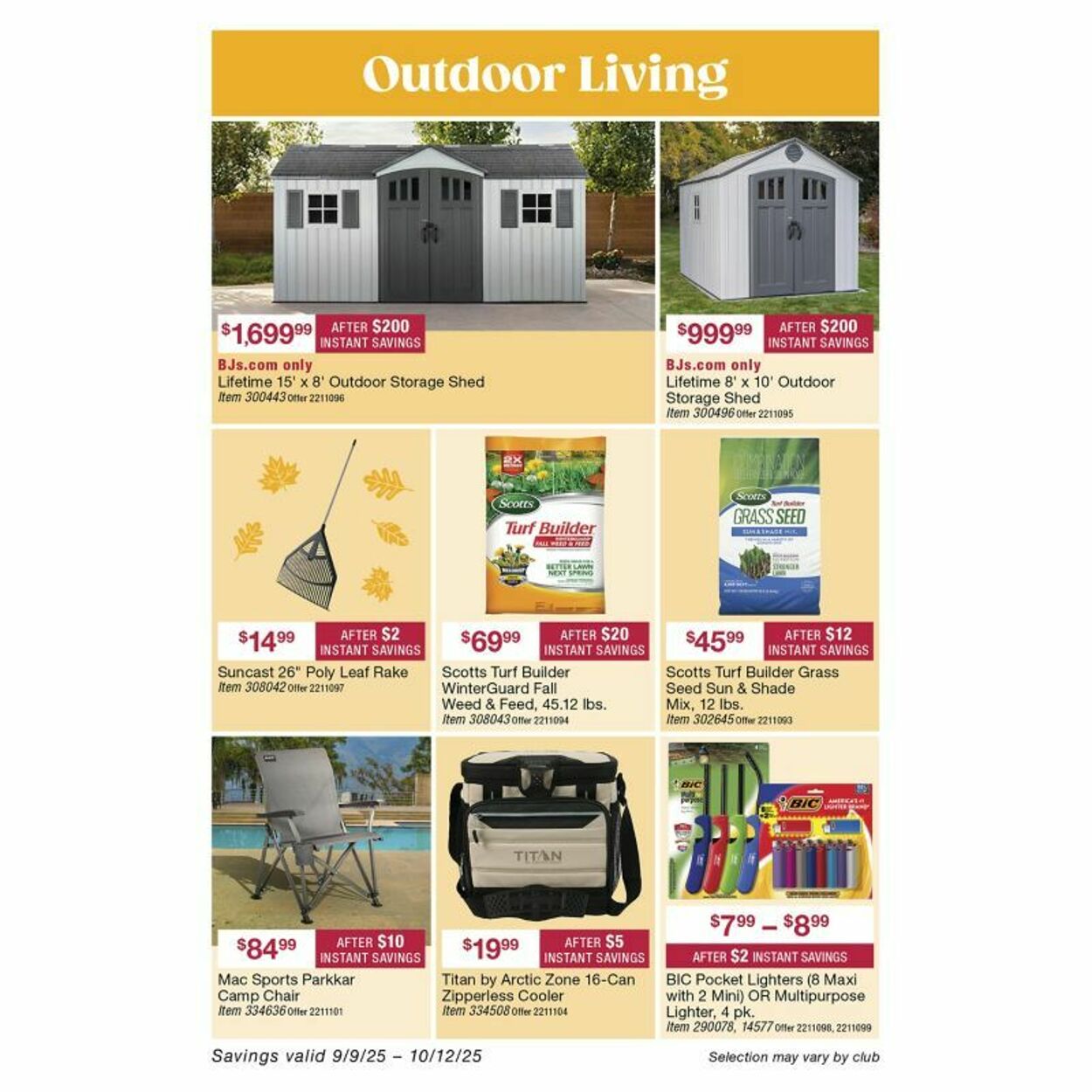 Weekly ad BJ's 09/22/2025 - 10/06/2025