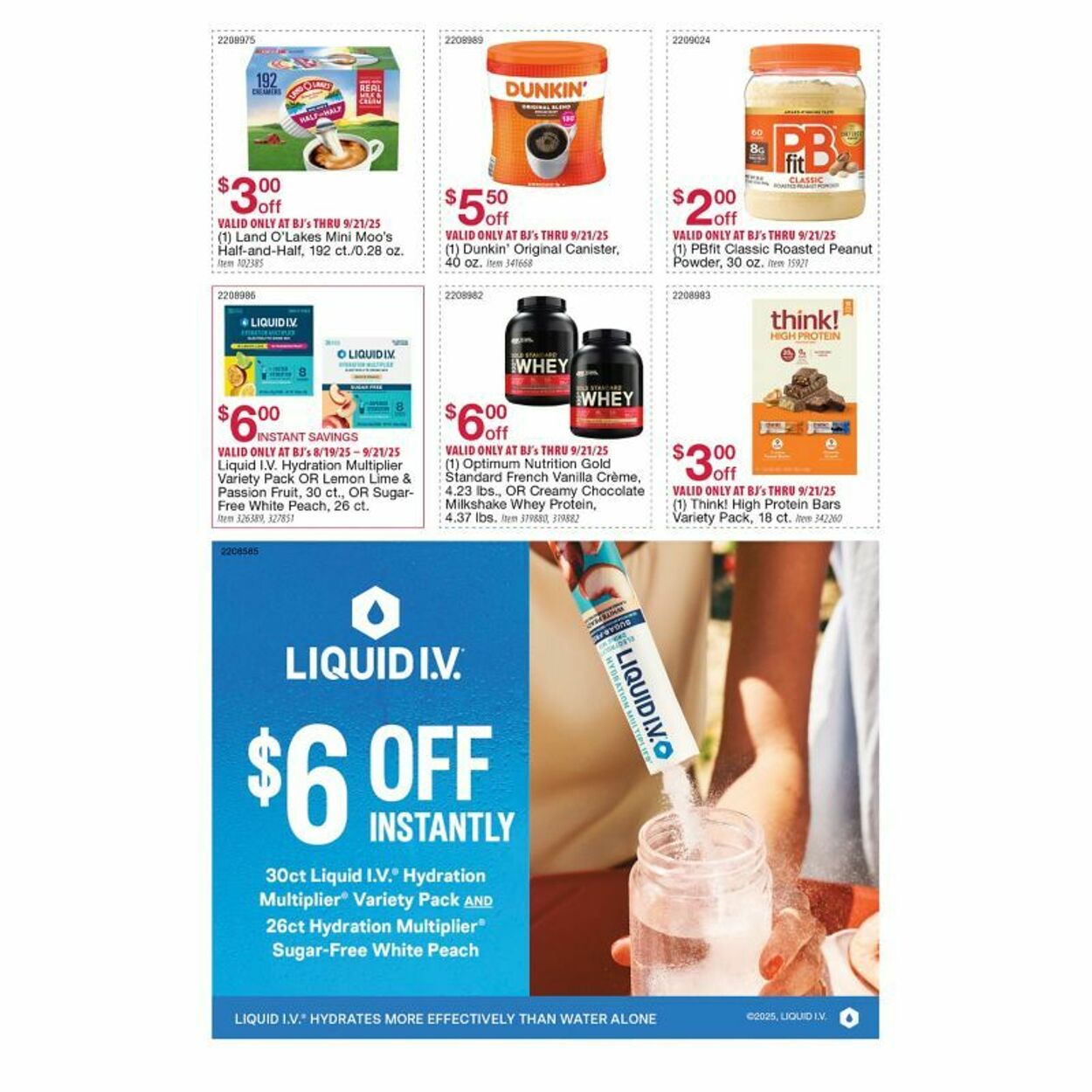 Weekly ad BJ's 08/25/2025 - 09/01/2025
