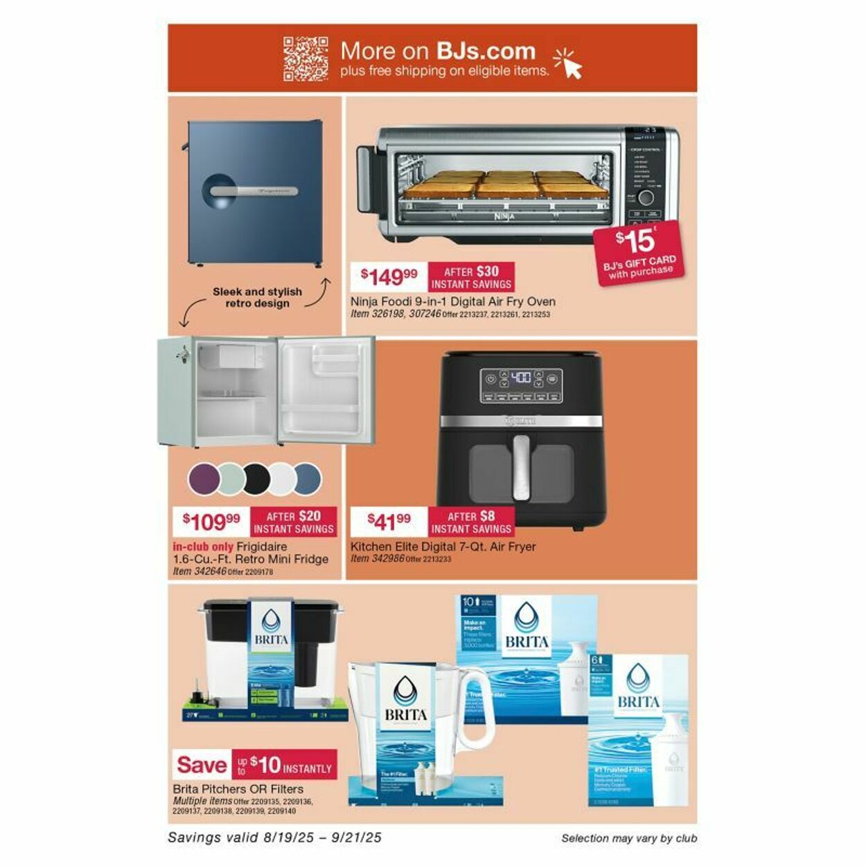 Weekly ad BJ's 08/25/2025 - 09/01/2025