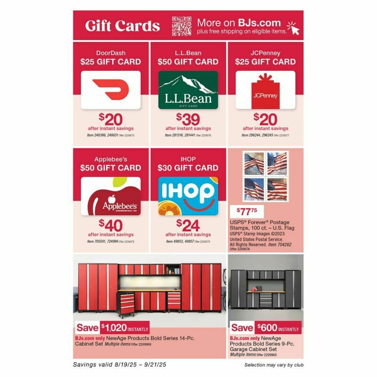 Weekly ad BJ's 08/25/2025 - 09/01/2025
