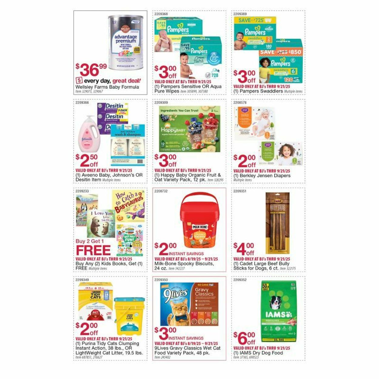 Weekly ad BJ's 08/25/2025 - 09/01/2025