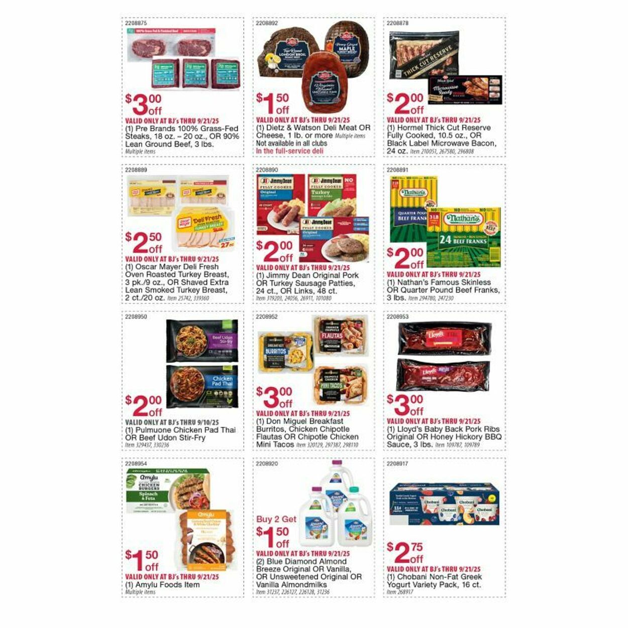 Weekly ad BJ's 08/25/2025 - 09/01/2025