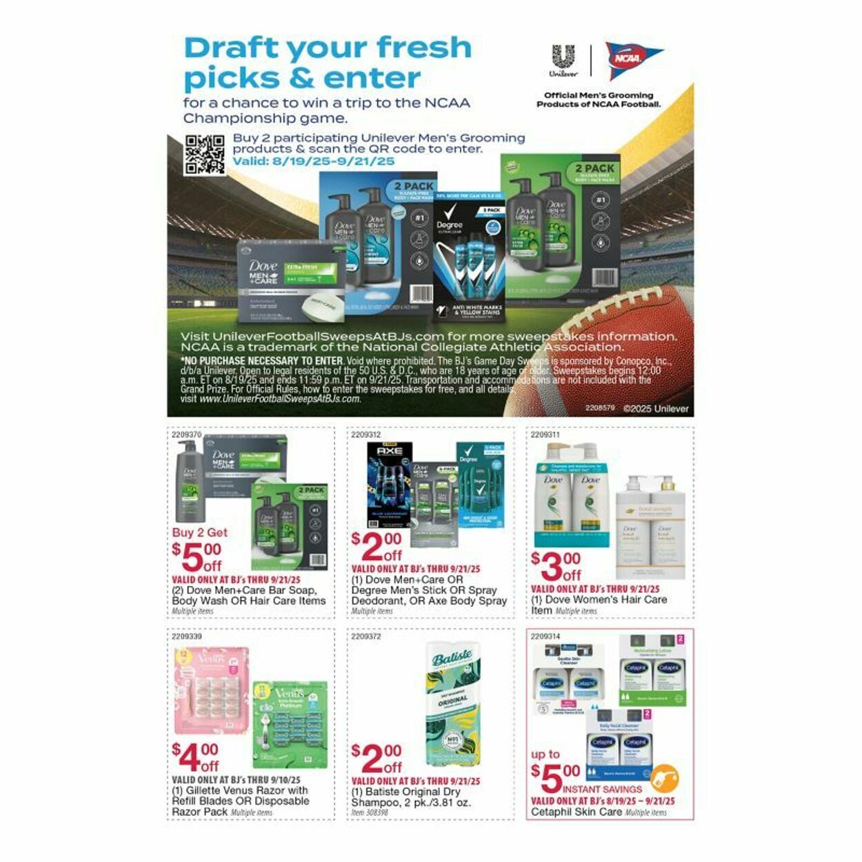 Weekly ad BJ's 08/25/2025 - 09/01/2025