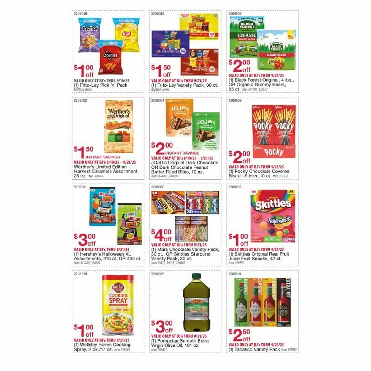Weekly ad BJ's 08/25/2025 - 09/01/2025