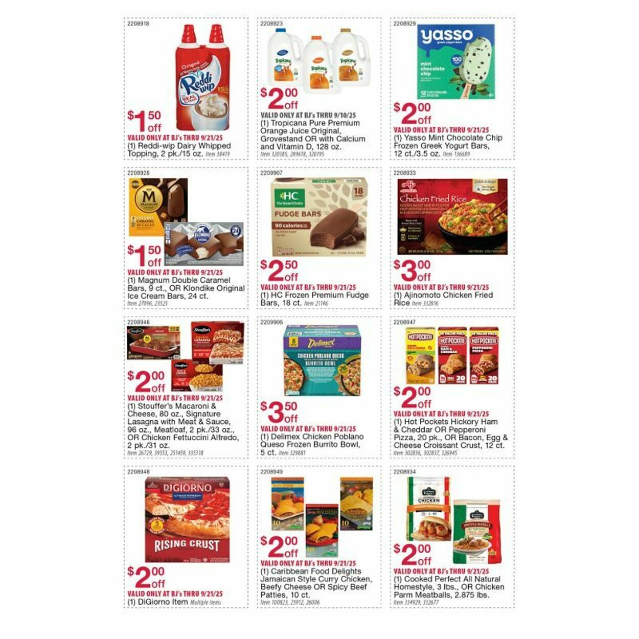 Weekly ad BJ's 08/25/2025 - 09/01/2025